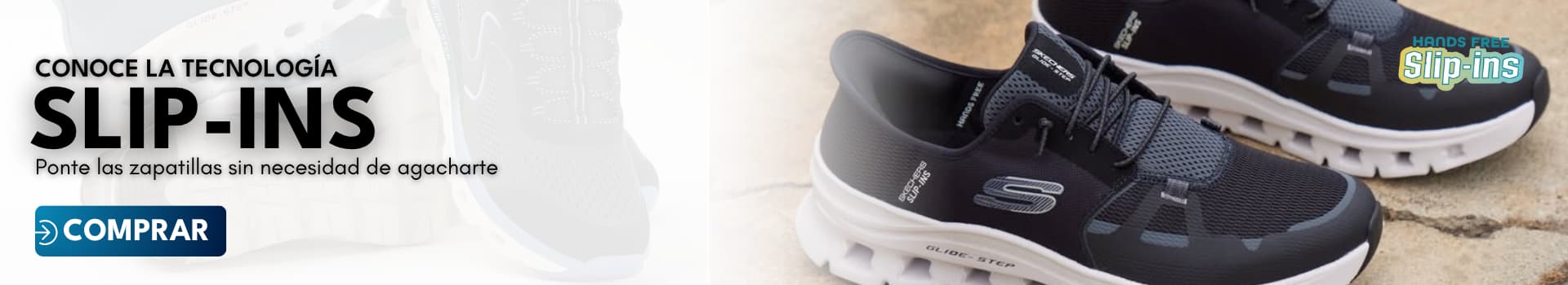 Banner Colección Skechers Slip-ins